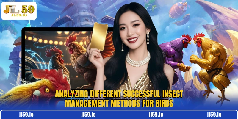 Analyzing different successful insect management methods for birds
