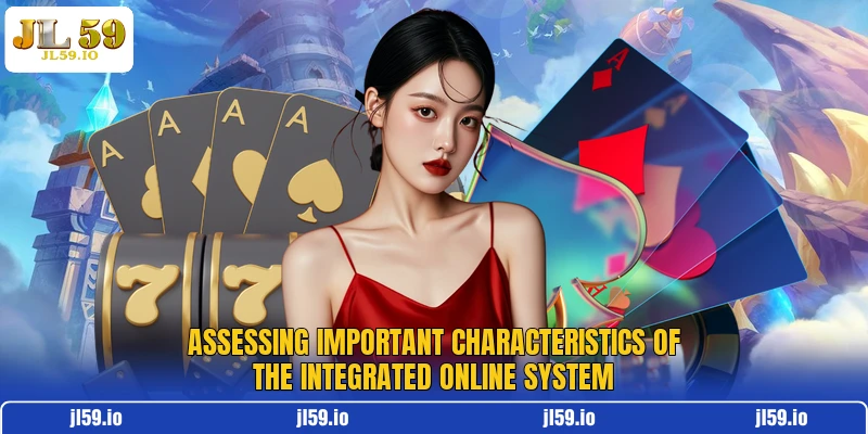 Assessing important characteristics of the integrated online system