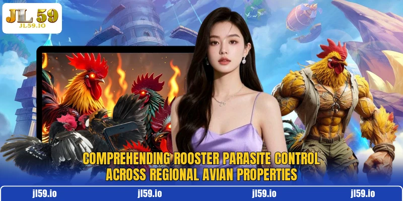 Comprehending rooster parasite control across regional avian properties