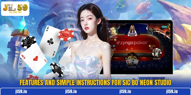 Features and simple instructions for Sic Bo Neon Studio