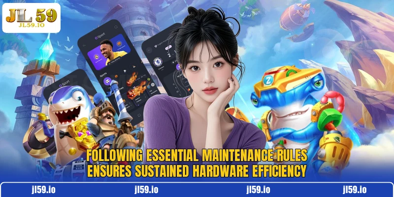 Following essential maintenance rules ensures sustained hardware efficiency
