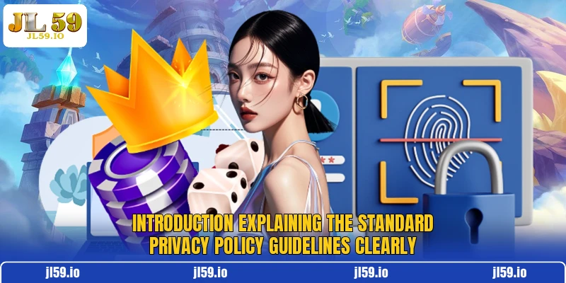 Introduction explaining the standard privacy policy guidelines clearly