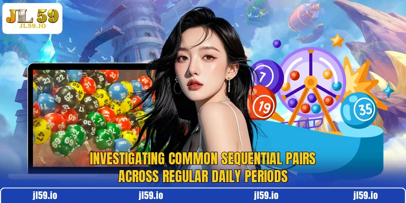 Investigating common sequential pairs across regular daily periods