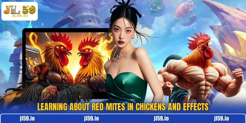 Learning about red mites in chickens and effects