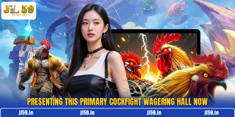 Presenting this primary cockfight wagering hall now