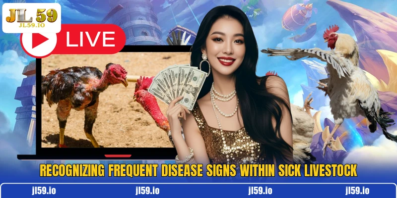Recognizing frequent disease signs within sick livestock